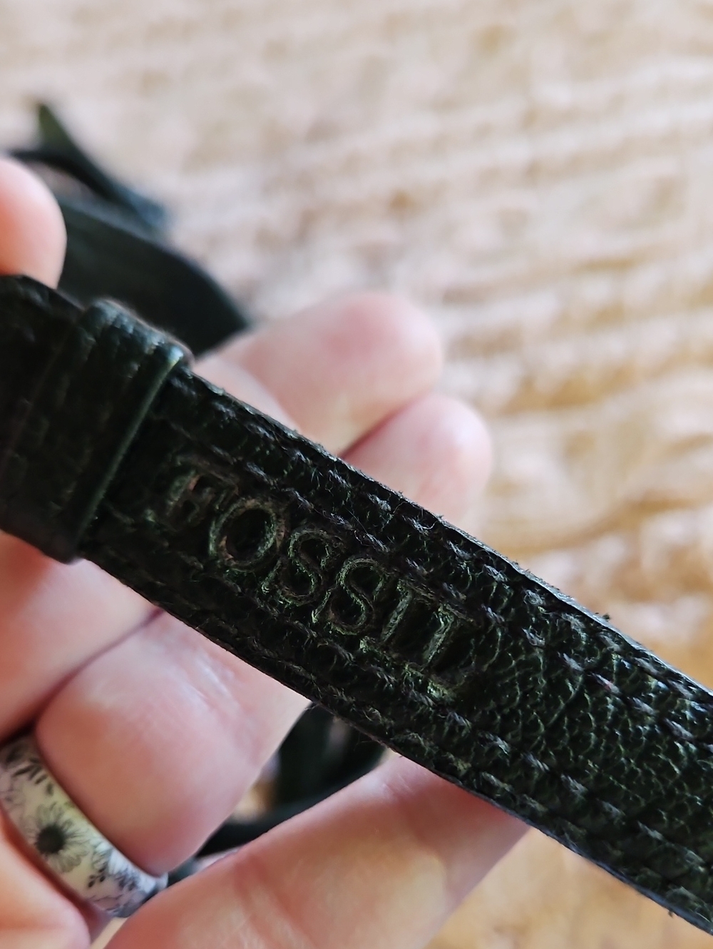 Fossil Black Leather Crossbody Bag - Picture 11 of 16